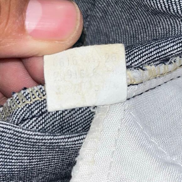 Vintage Levi’s Dark Wash Hardwear Flared Jeans - 35 x 27 - Picture 3 of 8